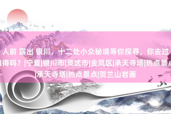 人前 露出 银川，十二处小众秘境等你探寻，你去过几个？合计值得吗？|宁夏|银川市|灵武市|金凤区|承天寺塔|热点景点|贺兰山岩画